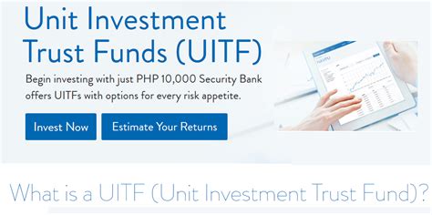 Online Unit Investment Trust Fund (UITF) .